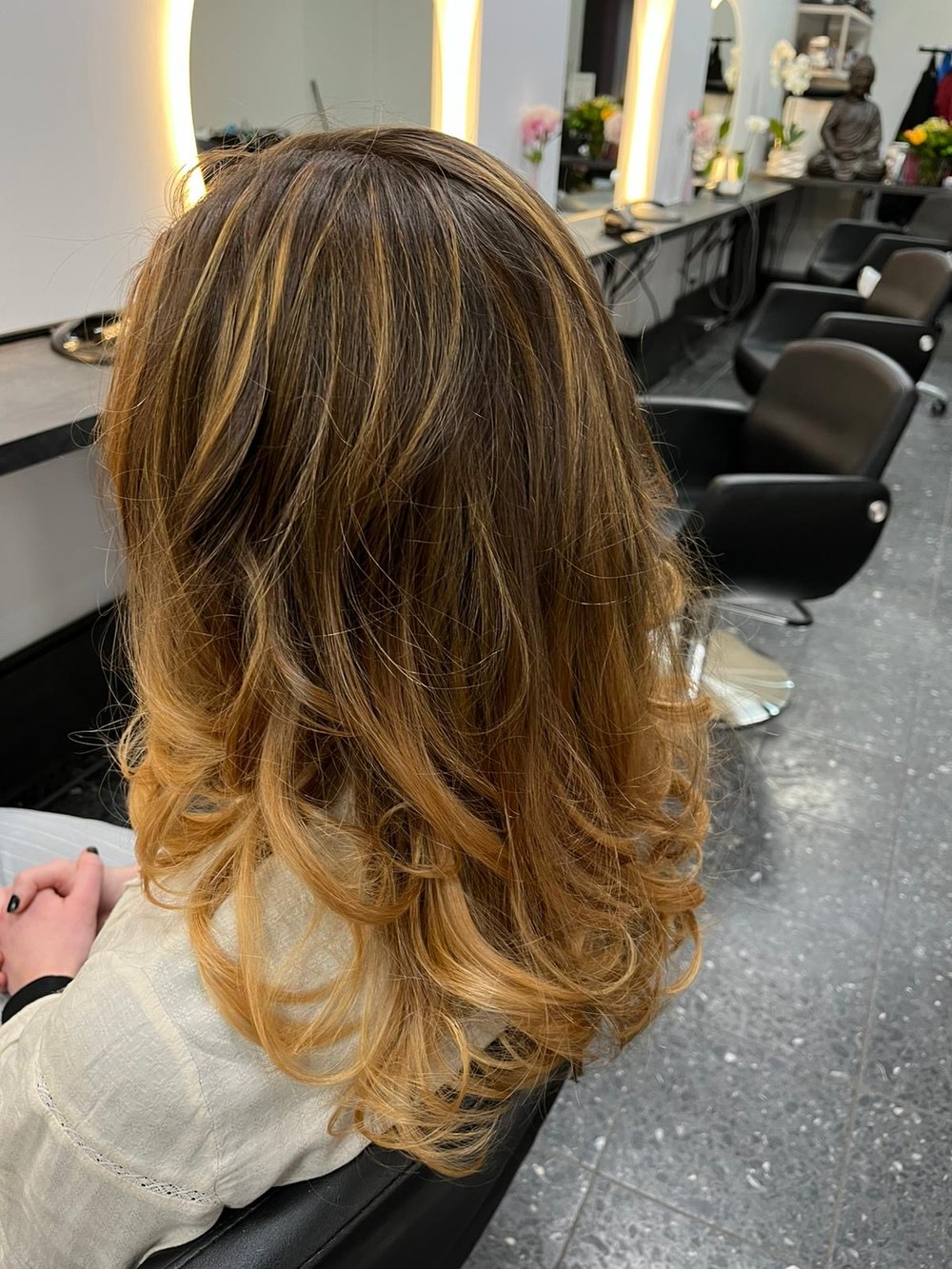 Blondes Balayage-Ombré